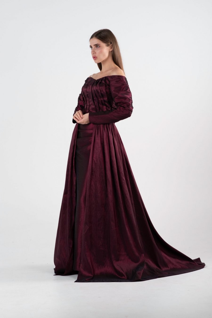 OFF-Shoulder Mermaid Evening Dress - Image 3
