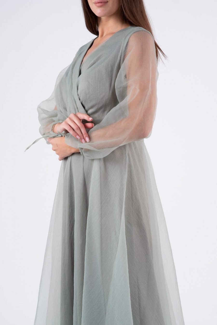 V-Neck Princess Evening Dress - Image 4