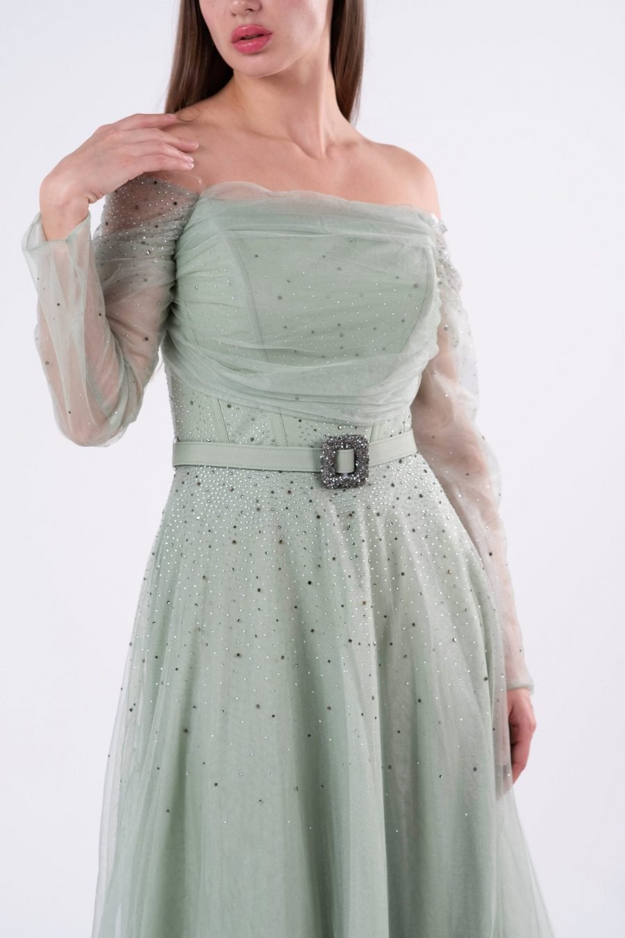 OFF-Shoulder Princess Evening Dress - Image 2