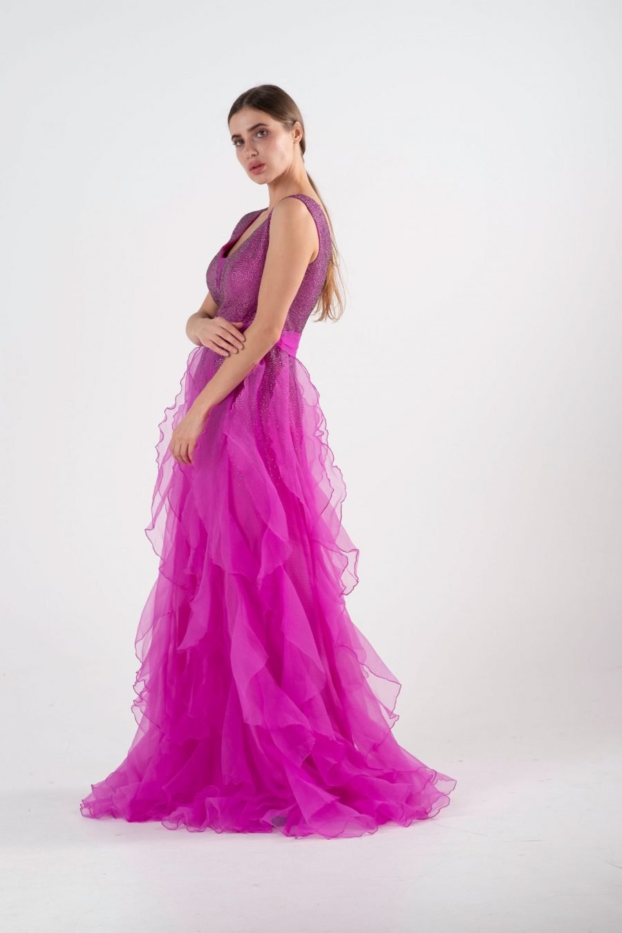 Plun Geing A-line Evening Dress - Image 8