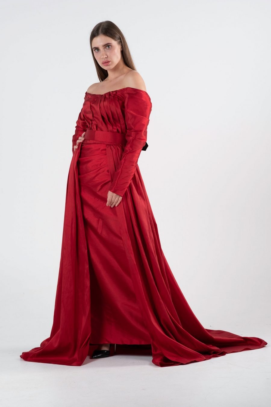 OFF-Shoulder Mermaid Evening Dress - Image 14