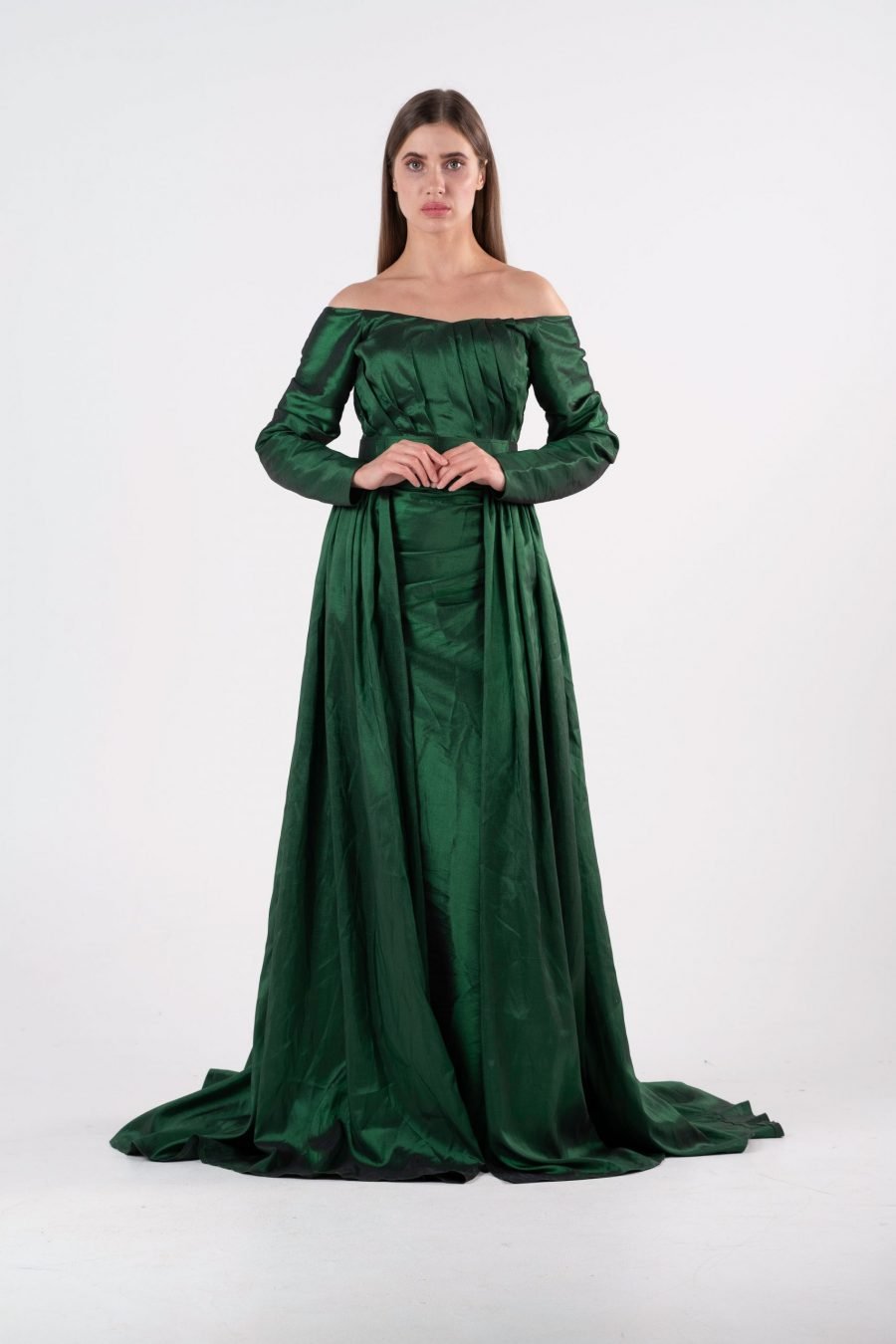 OFF-Shoulder Mermaid Evening Dress - Image 9