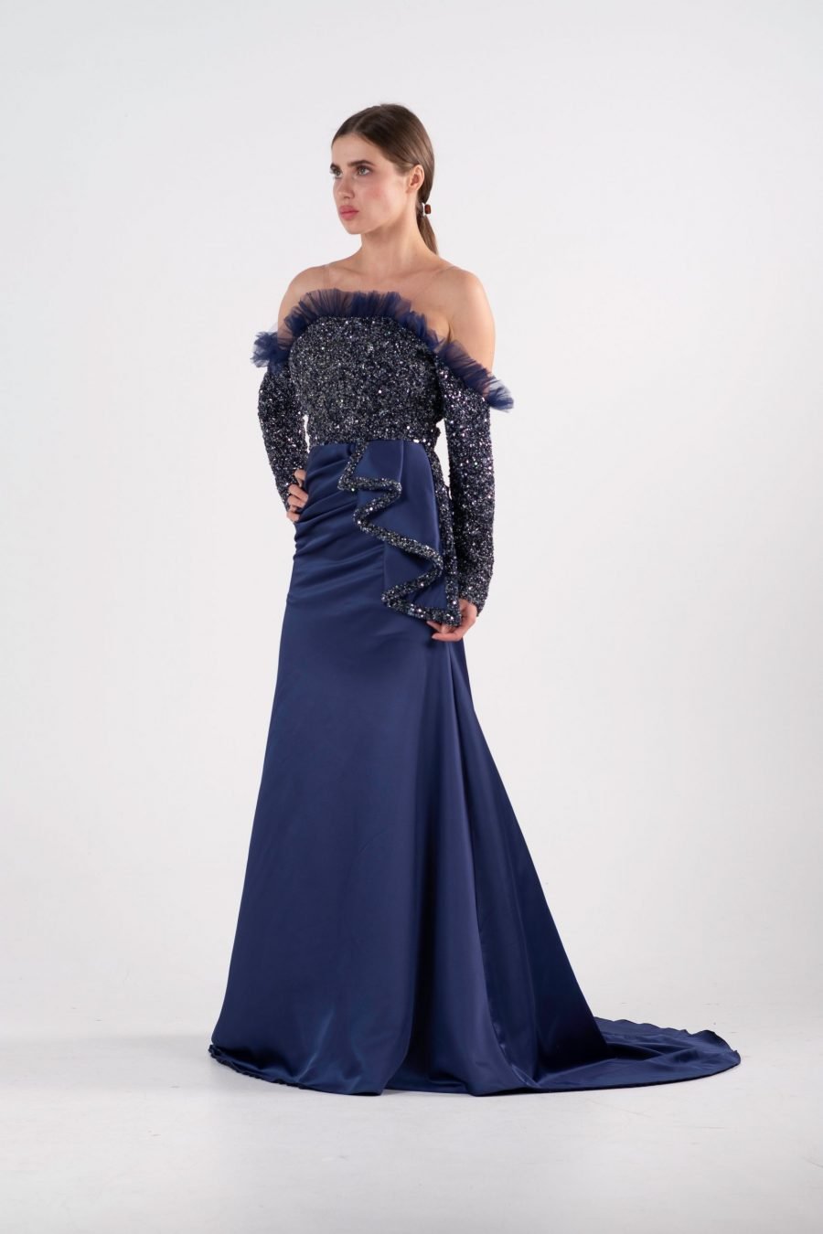 Off-Shoulder Mermaid Evening Dress
