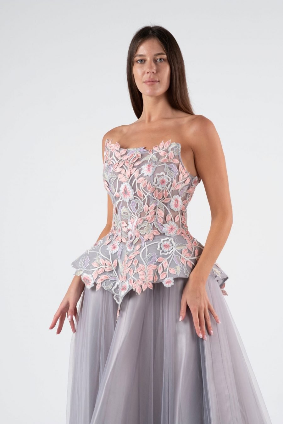 Straight Across Princess Evening Dress - Image 5