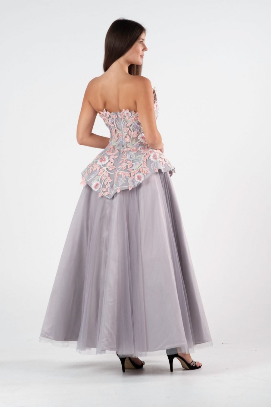 Straight Across Princess Evening Dress - Image 6