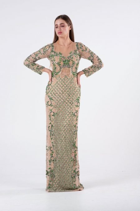 Jewel Slipdress Evening Dress