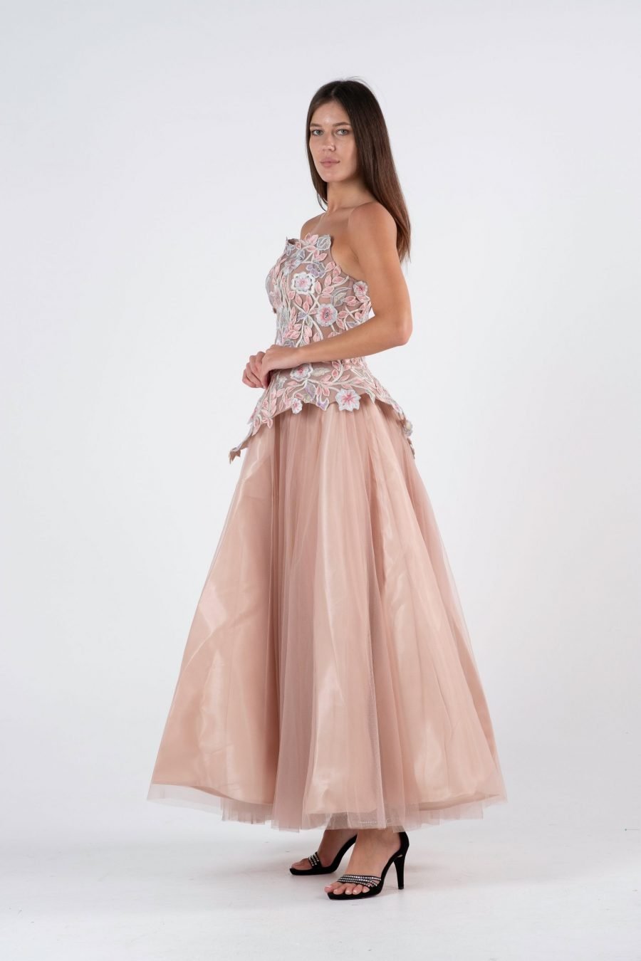Straight Across Princess Evening Dress - Image 4