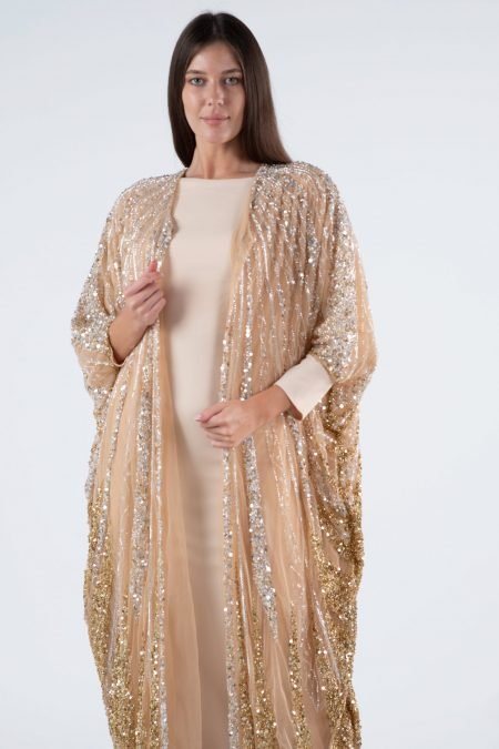 Boat Neck Column  Evening Dress