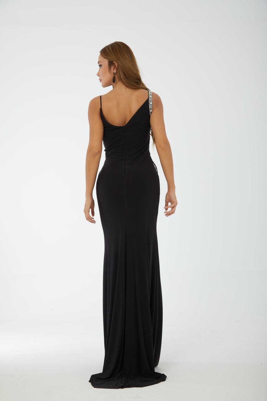 Halter strap high knee evening dress - Image 12