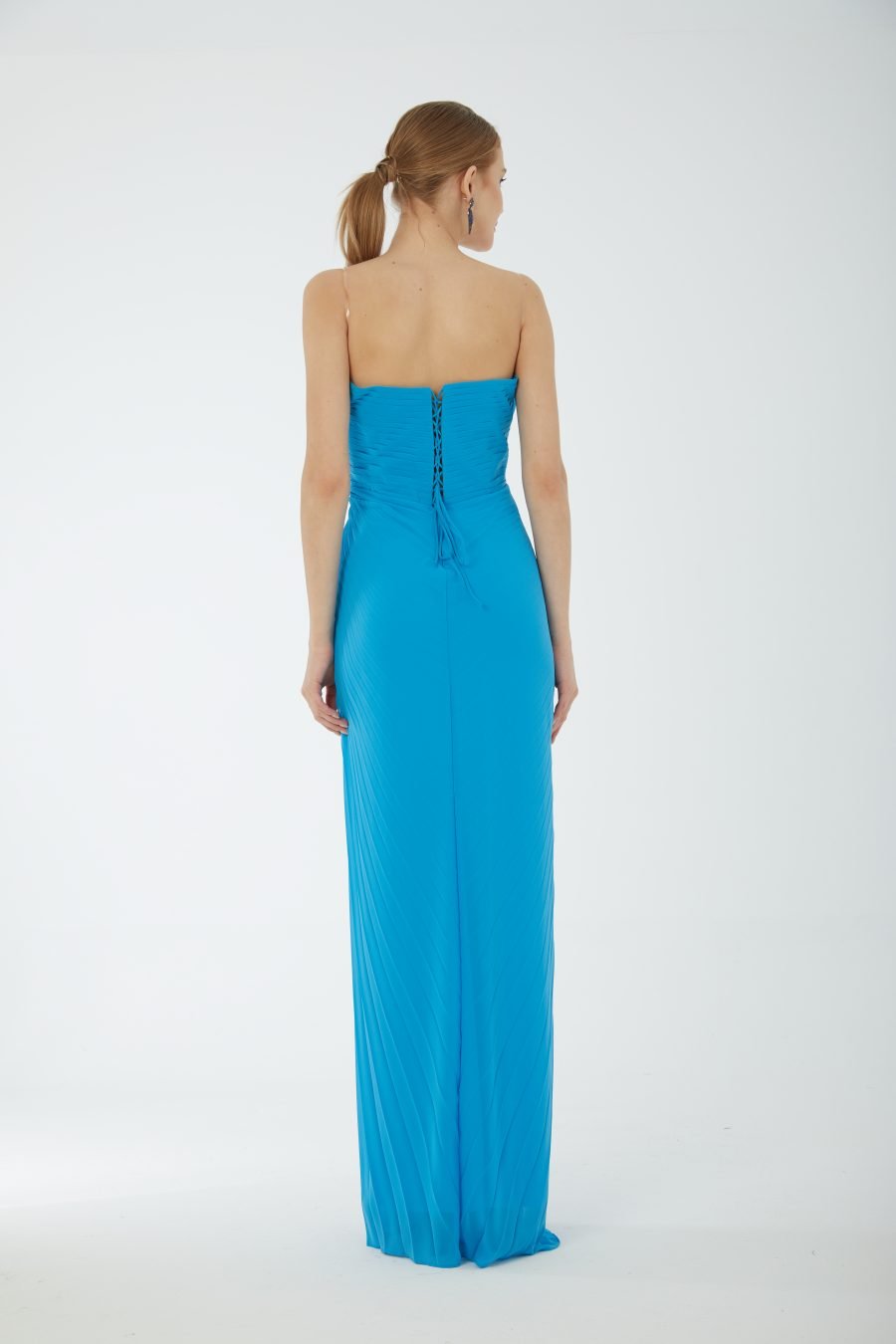 Sweetheart off shoulder high knee evening dress - Image 4