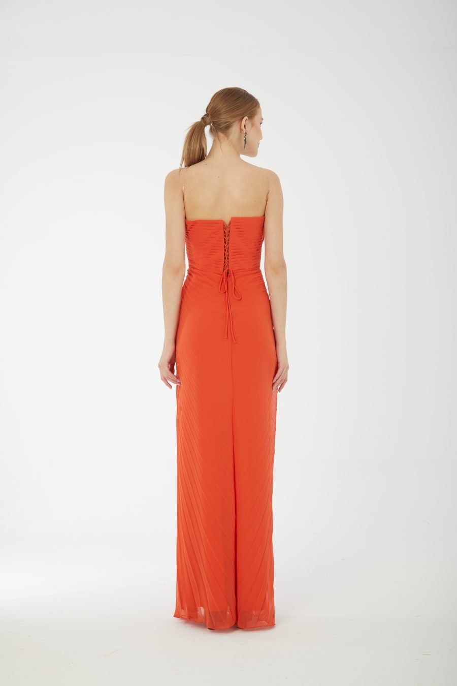 Sweetheart off shoulder high knee evening dress - Image 8