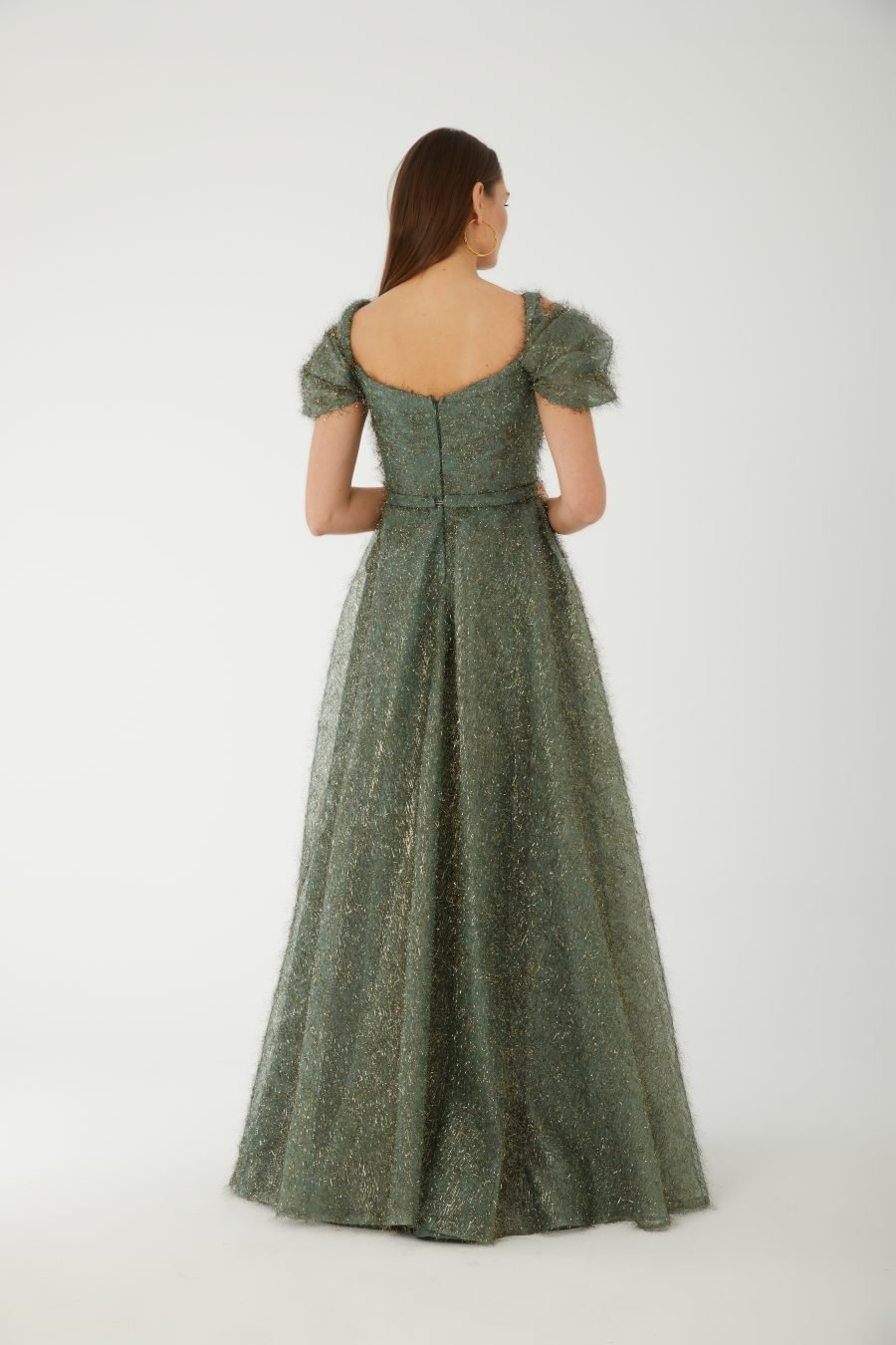 Sweetheart plunging A line  Evening Dress - Image 8