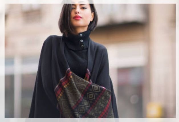 poncho dress