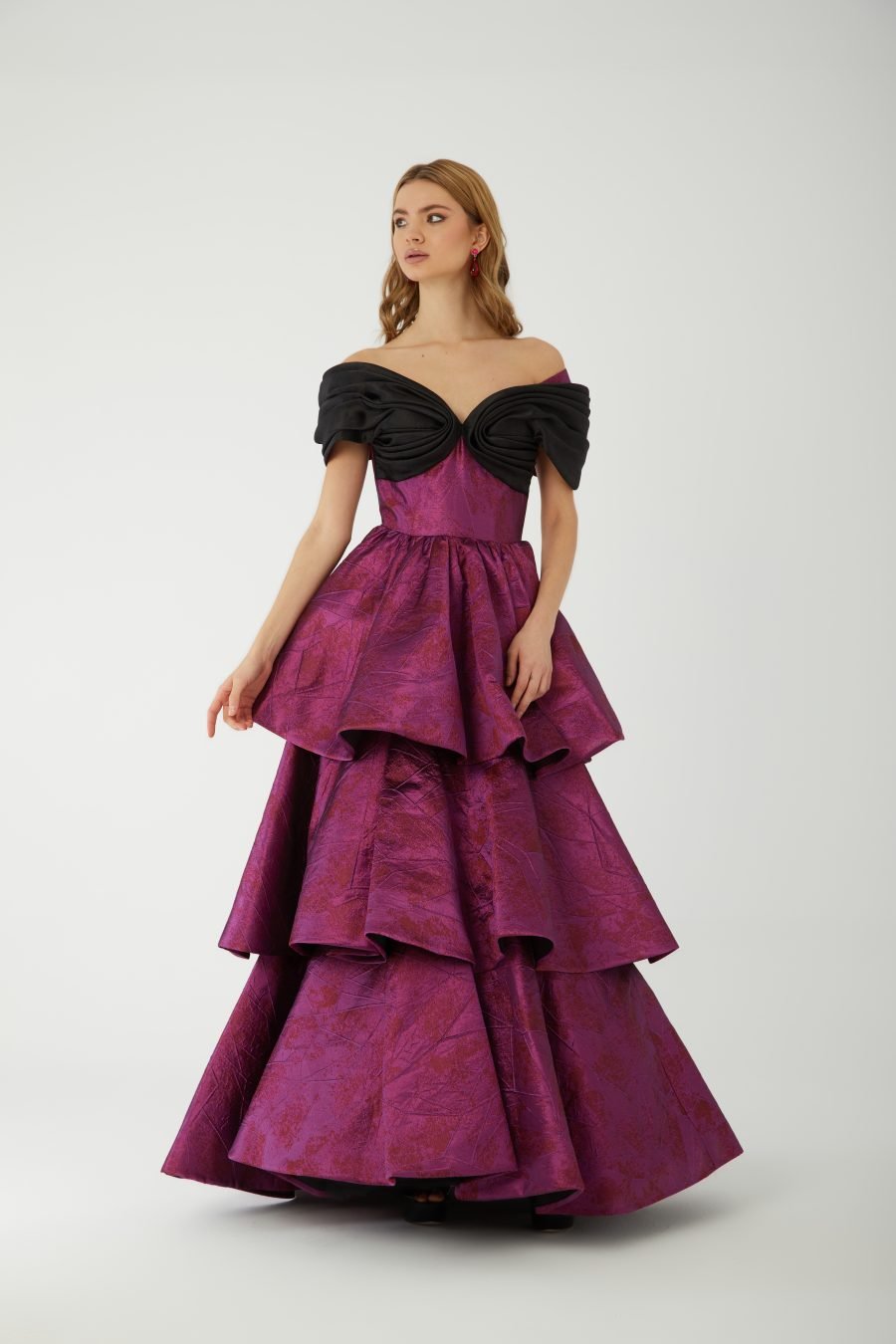 Sweetheart Off Shoulder Step Long Gown Evening Dress
