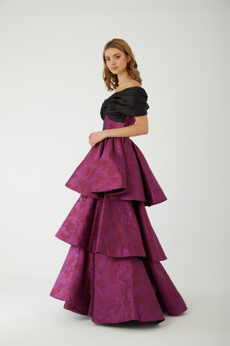 Sweetheart Off Shoulder Step Long Gown Evening Dress - Image 2