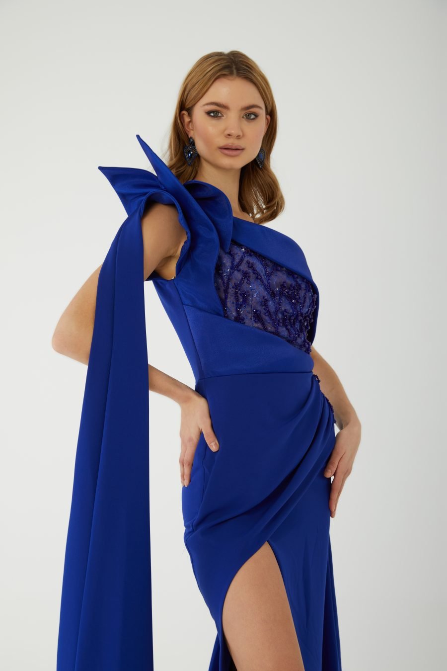 Asymmetric High Knee Evening dress - Image 7