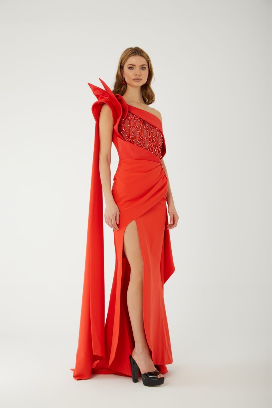 Asymmetric High Knee Evening dress - Image 2