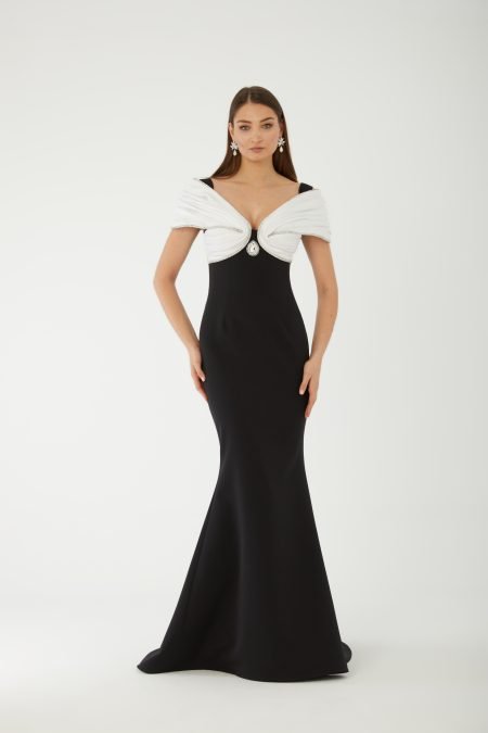 Elegant off-the-shoulder Evening Dress