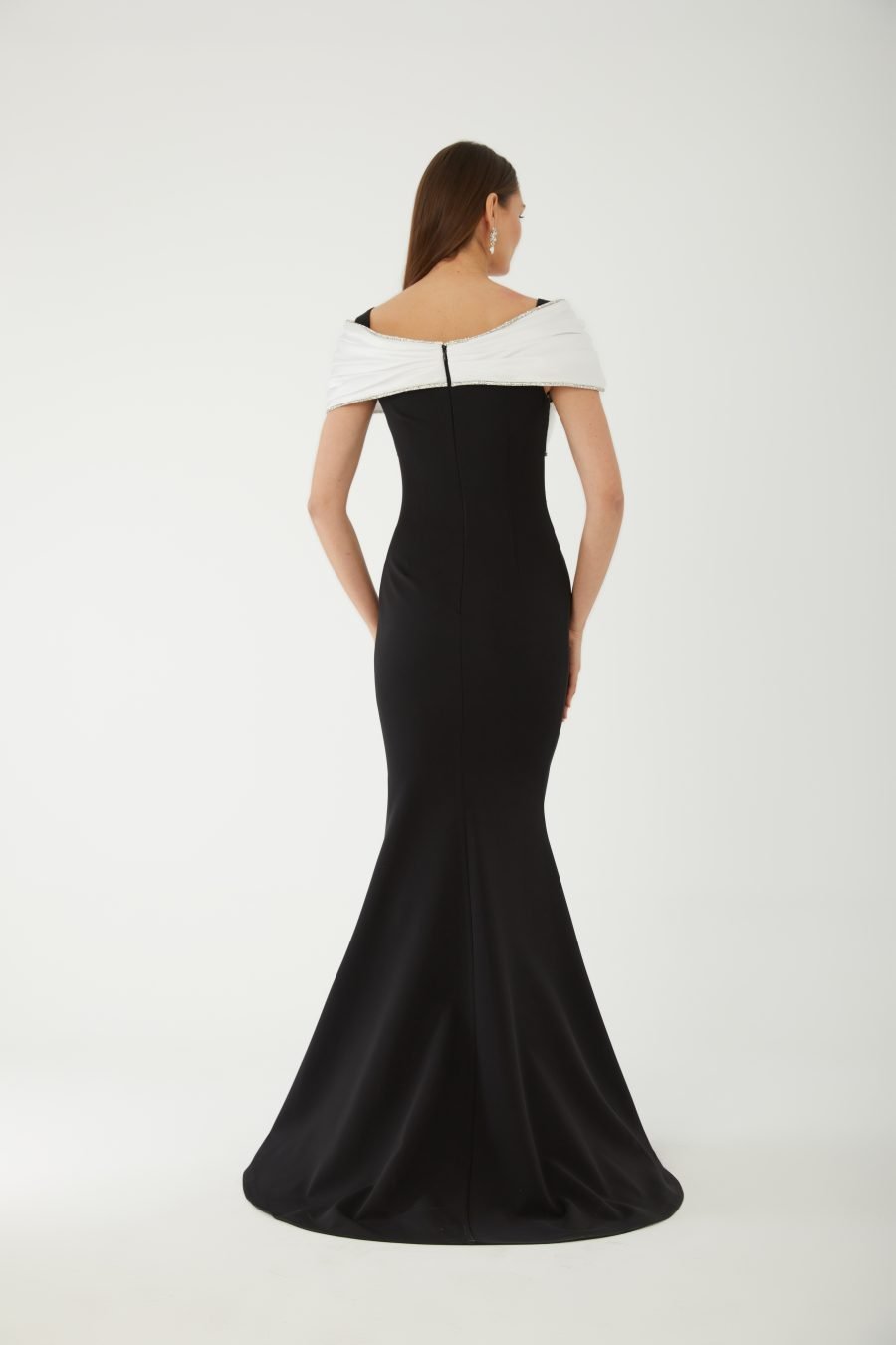 Elegant off-the-shoulder Evening Dress - Image 4
