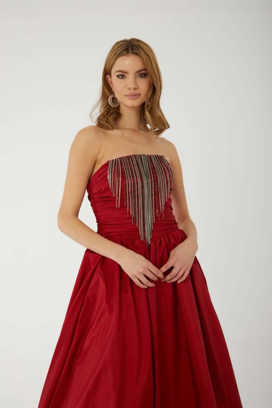 Off shoulder A-Line  evening dress - Image 6