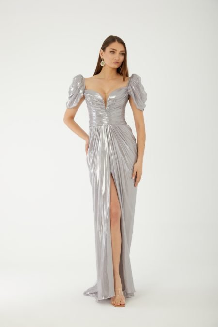 Semi sweetheart A line High Knee Evening Dress