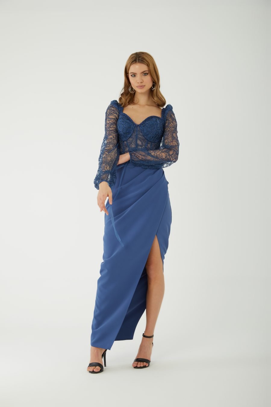 Sweetheart High Knee Evening Dres - Image 5