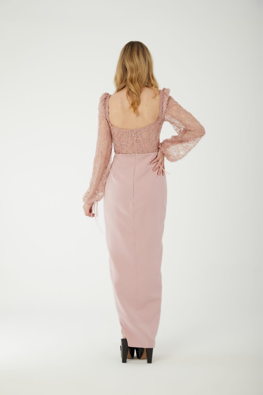 Sweetheart High Knee Evening Dres - Image 4