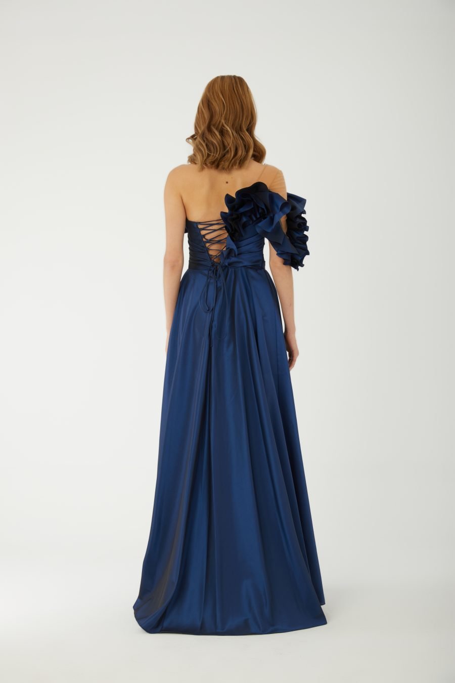 Asymmetric Off Shoulder High Knee Evening dress - Image 4