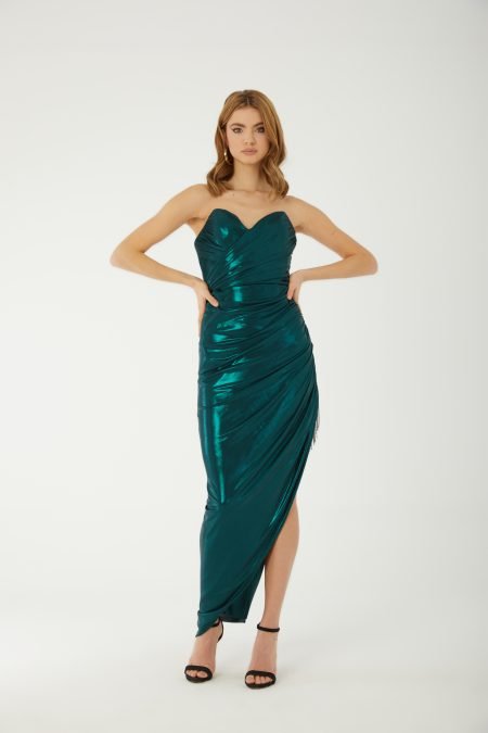 Sweetheart High Knee Evening Dress