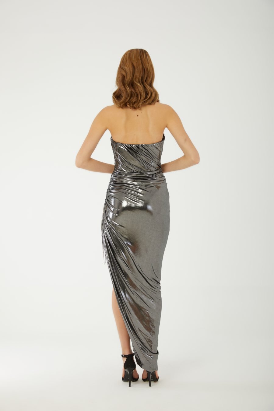 Sweetheart High Knee Evening Dress - Image 8