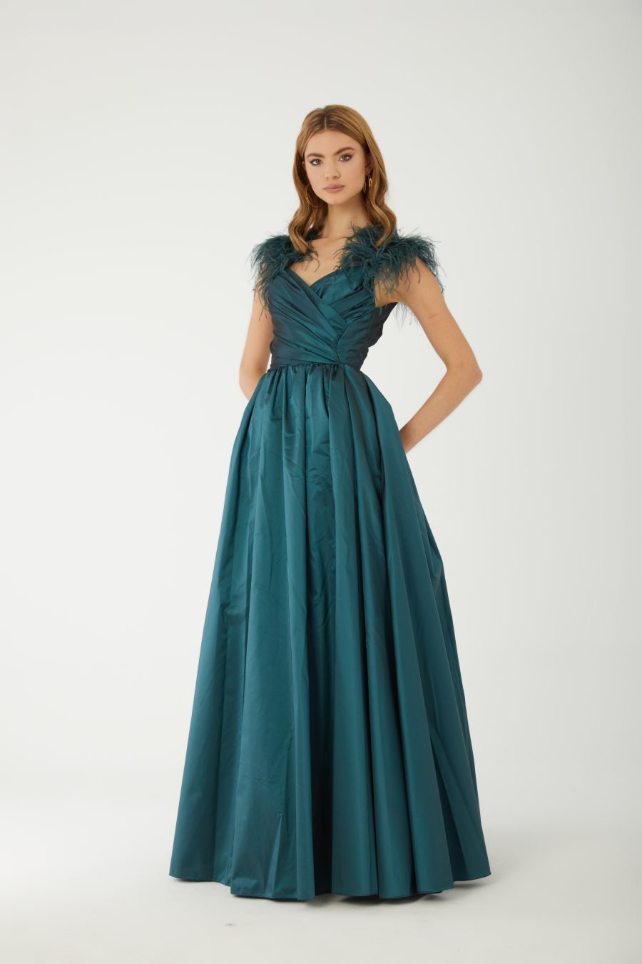 semi sweetheart  A line Evening Dress - Image 5