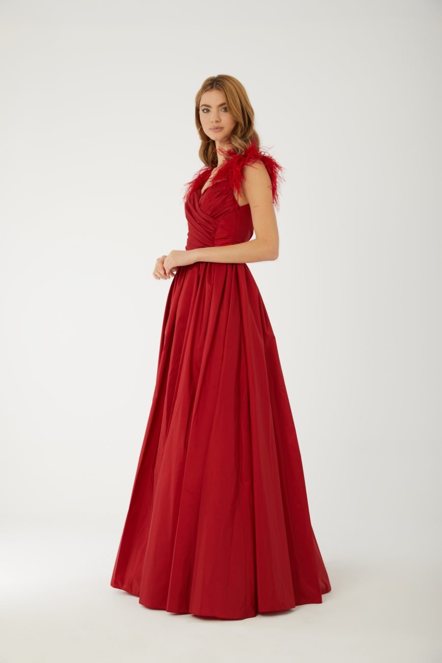 semi sweetheart  A line Evening Dress - Image 16