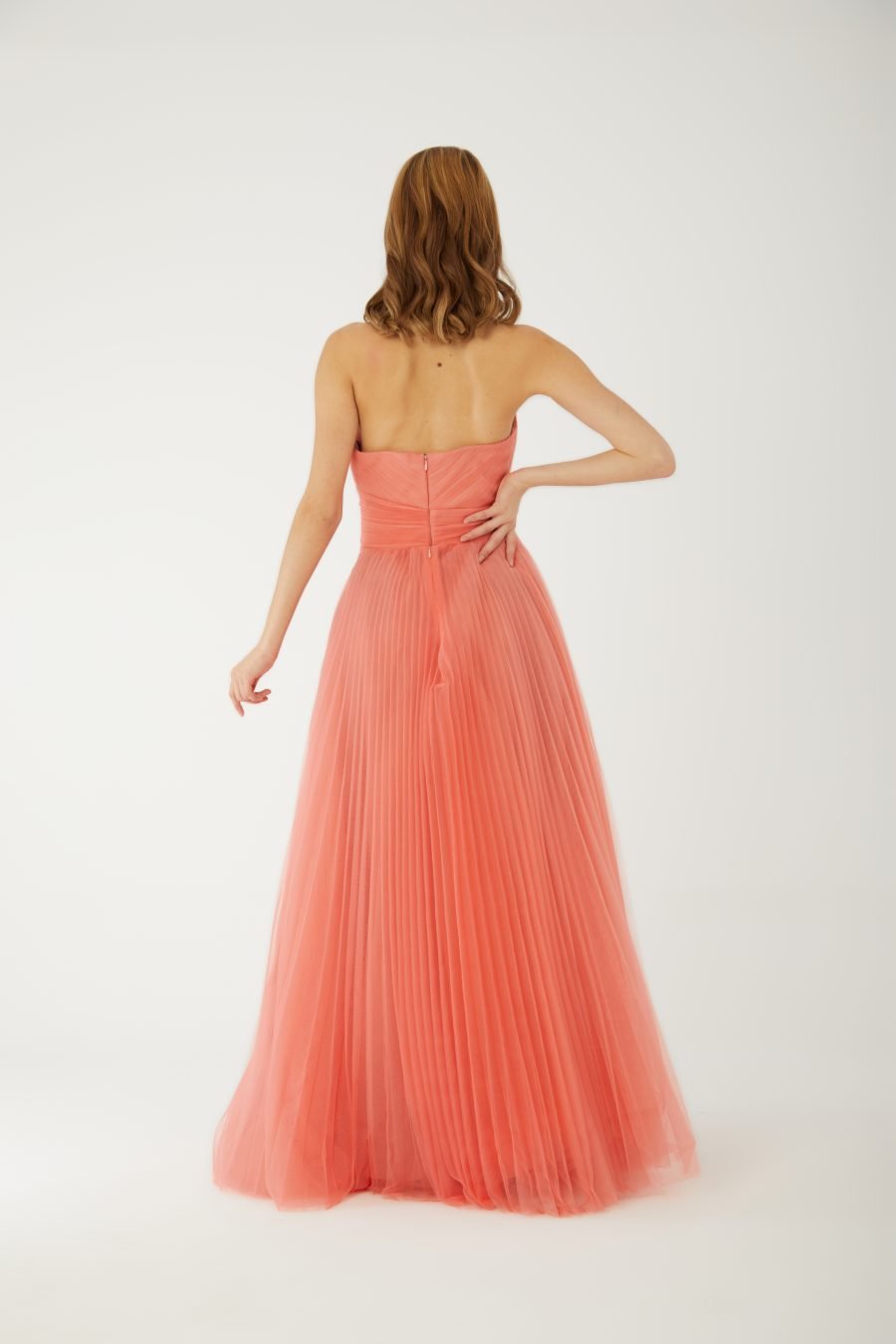 Straight Across Off shoulder  Evening Dress - Image 4
