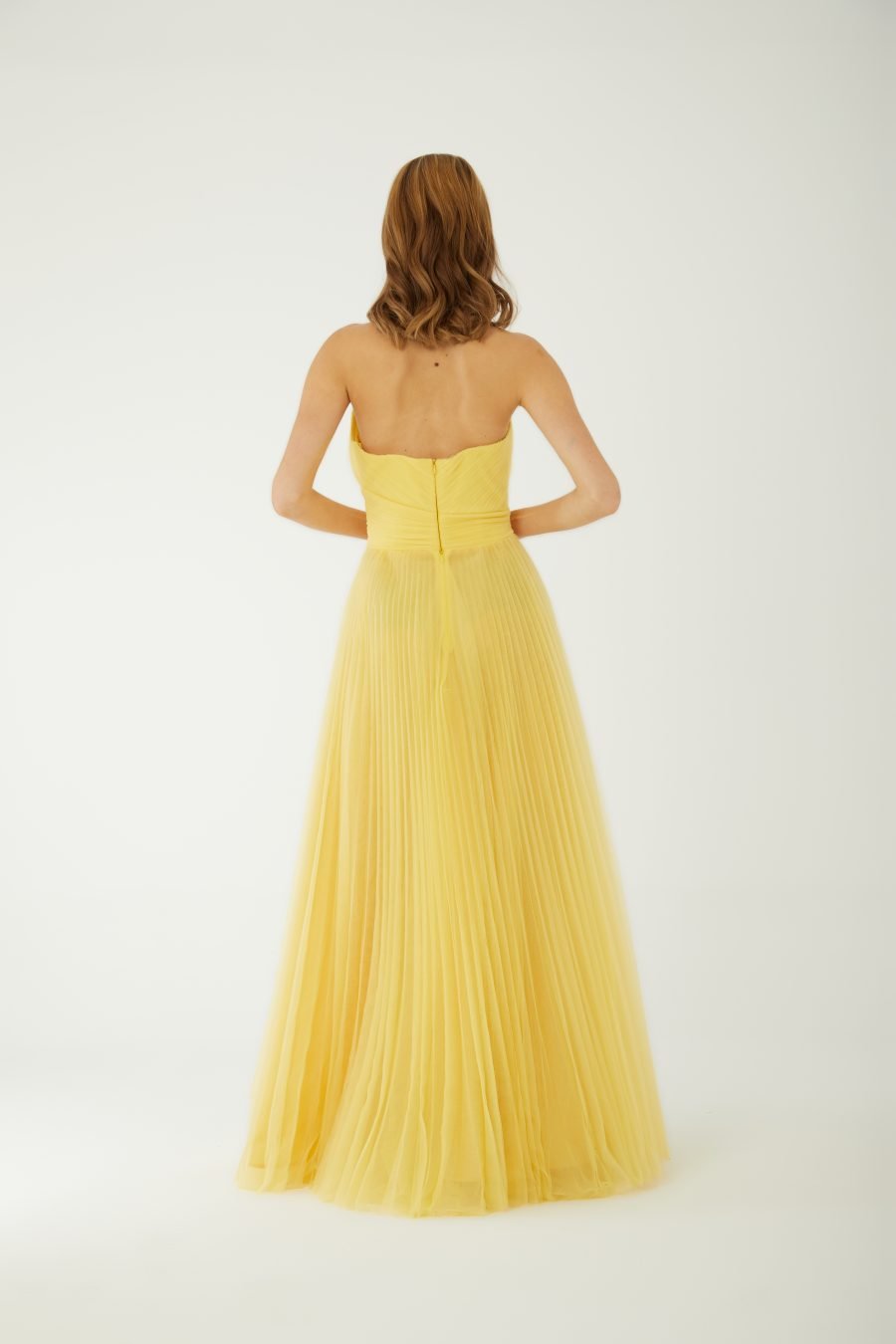 Straight Across Off shoulder  Evening Dress - Image 8