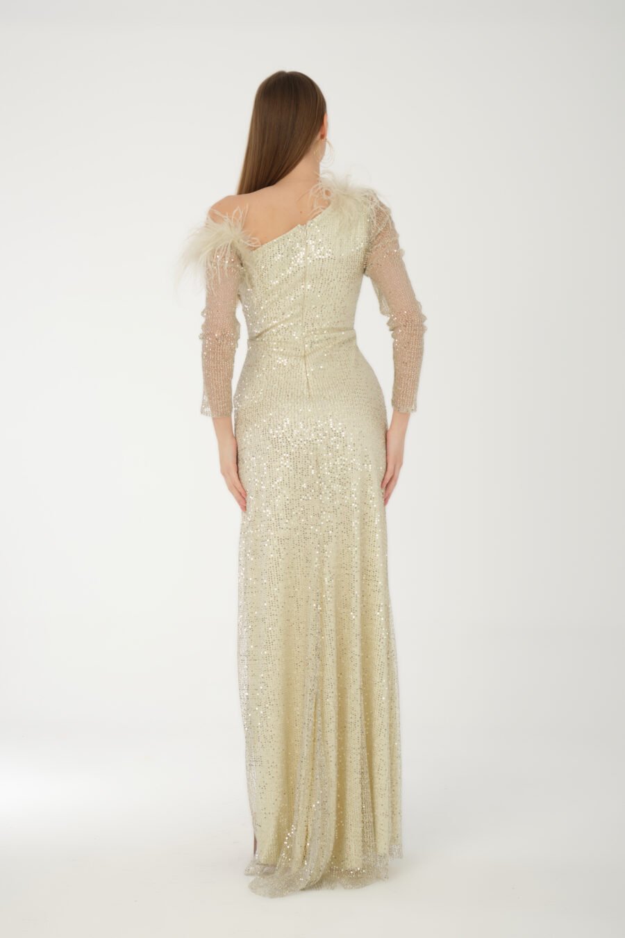 Asymmetric High Knee Evening dress - Image 4