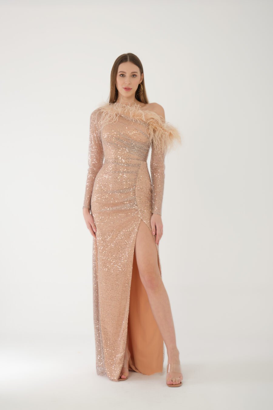 Asymmetric High Knee Evening dress - Image 6
