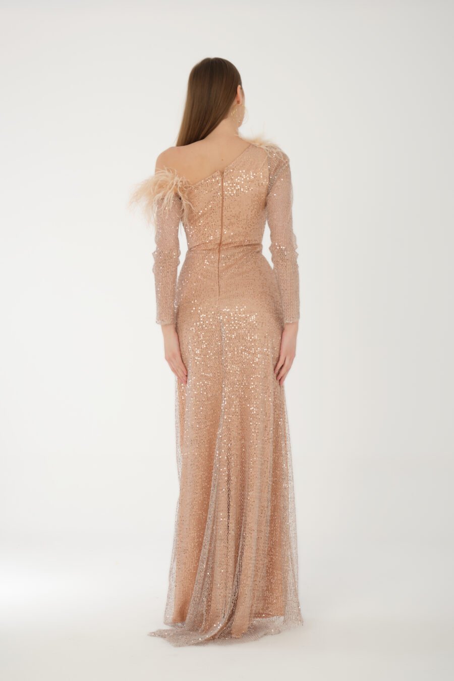 Asymmetric High Knee Evening dress - Image 8