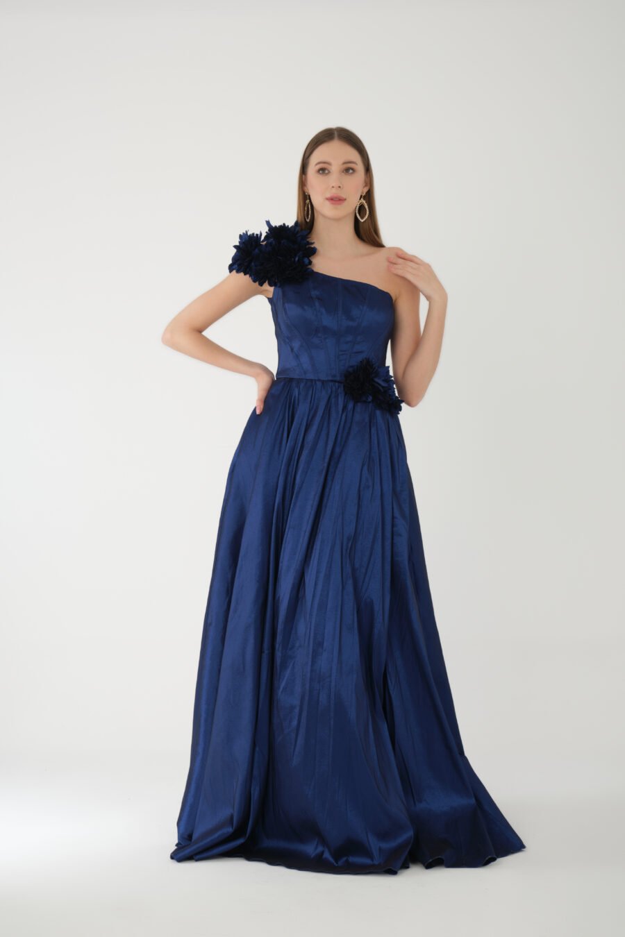 Asymmetric Off Shoulder High Knee Evening dress - Image 14