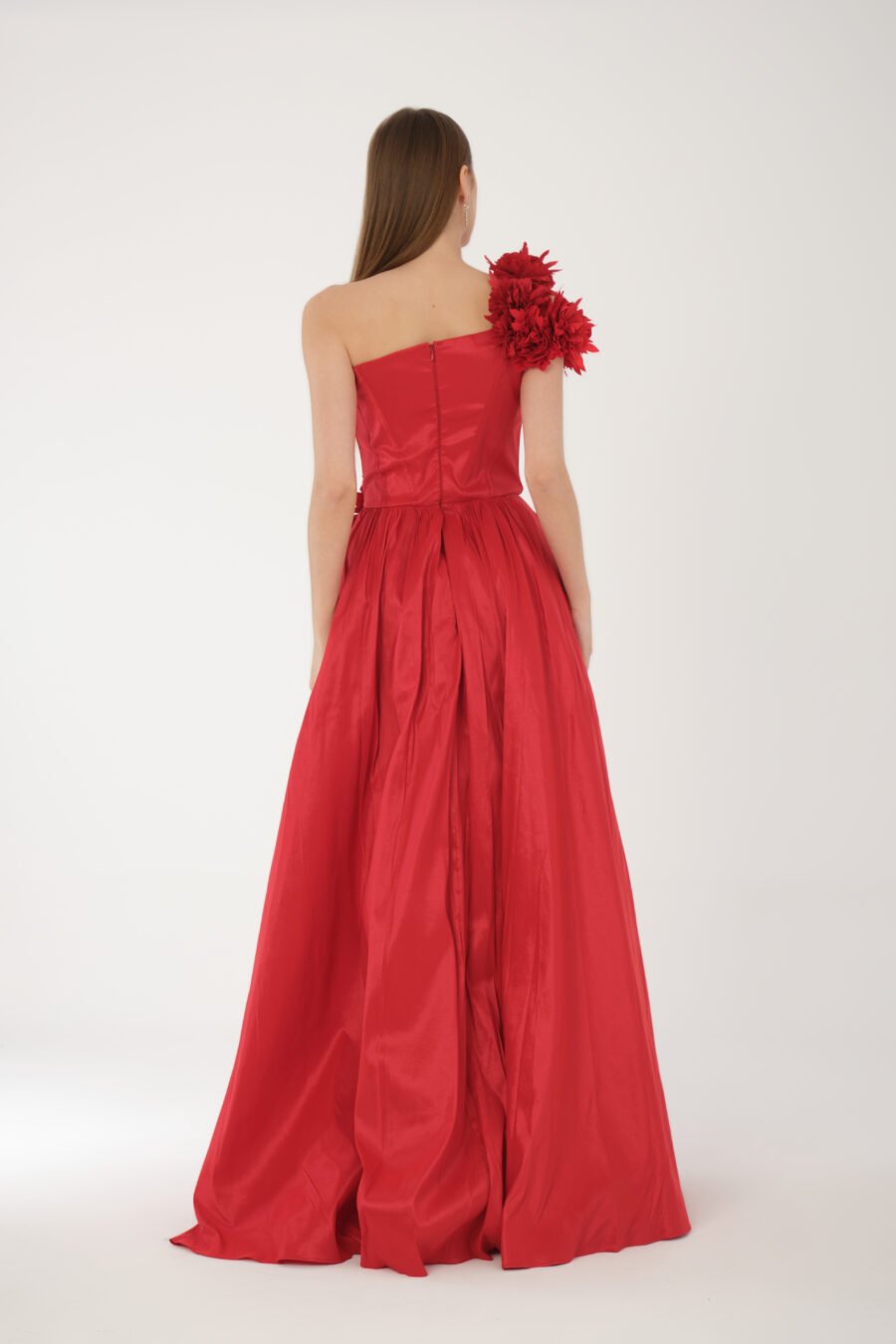 Asymmetric Off Shoulder High Knee Evening dress - Image 8