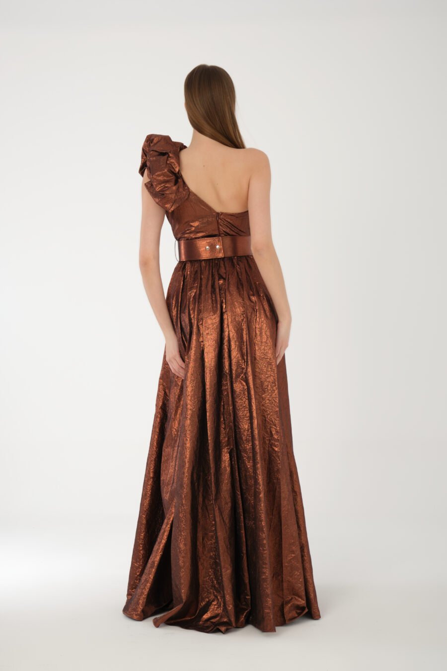 Semi sweetheart off shoulder A line Evening Dress - Image 13