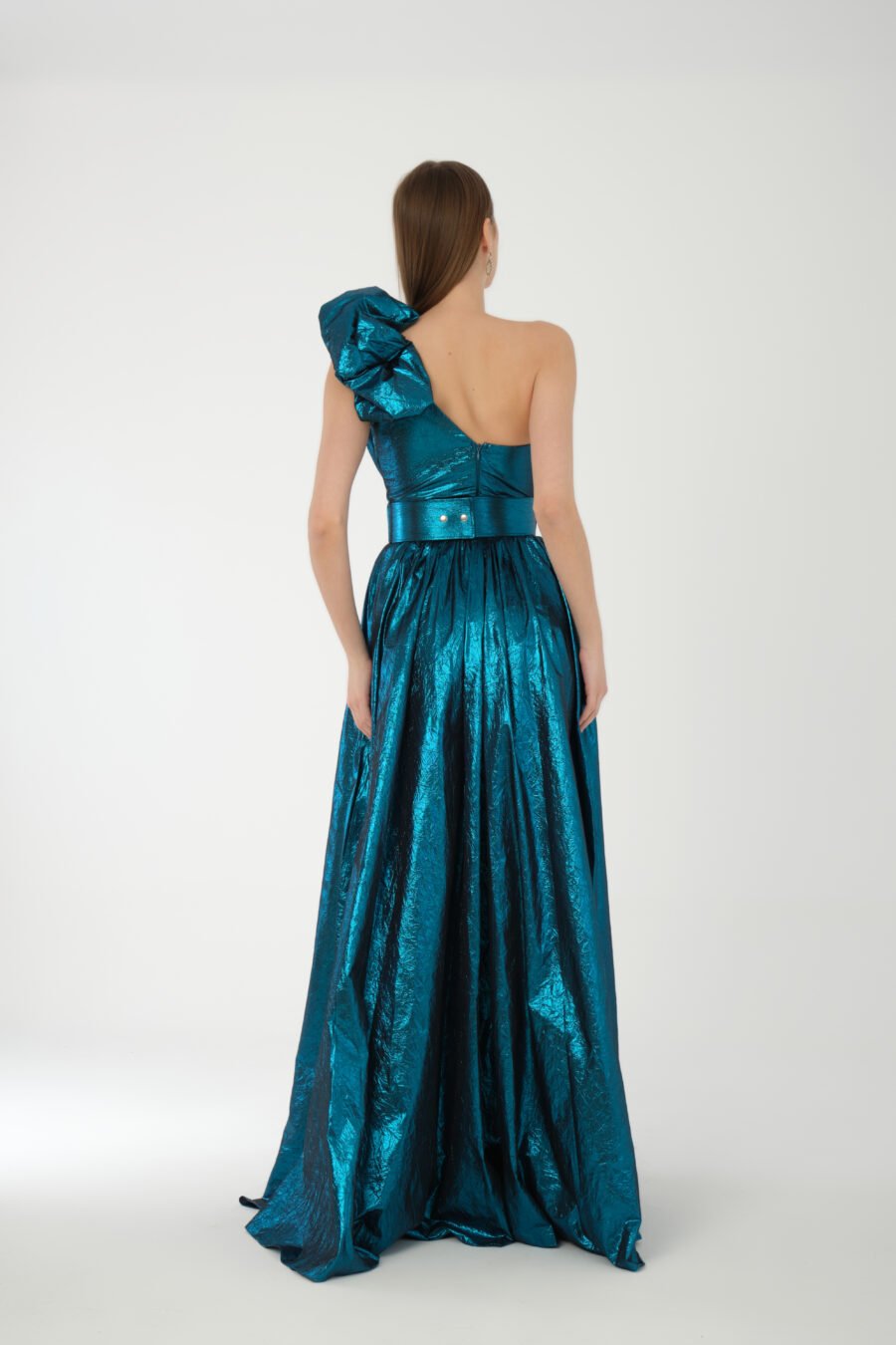 Semi sweetheart off shoulder A line Evening Dress - Image 9