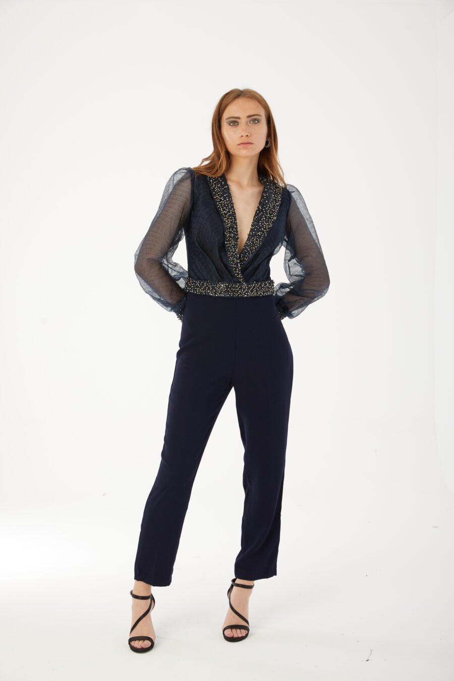 Elegant Beaded Jumpsuit - Image 11