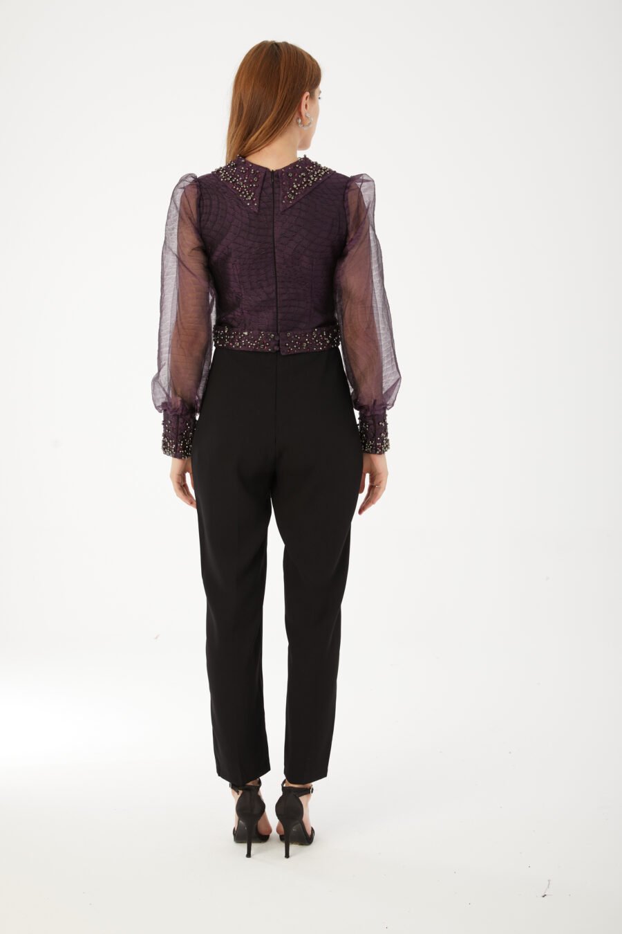 Elegant Beaded Jumpsuit - Image 4