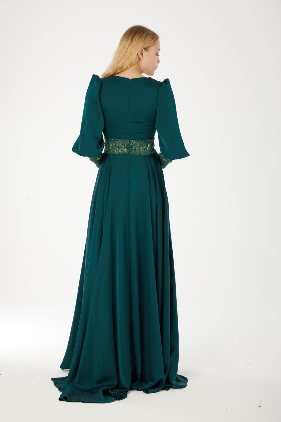 V Neck Evening Gown - Image 5