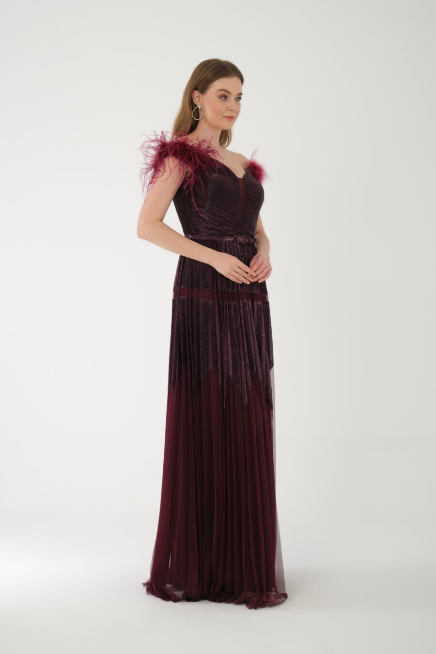V Neck A Line  Casual Dress - Image 6