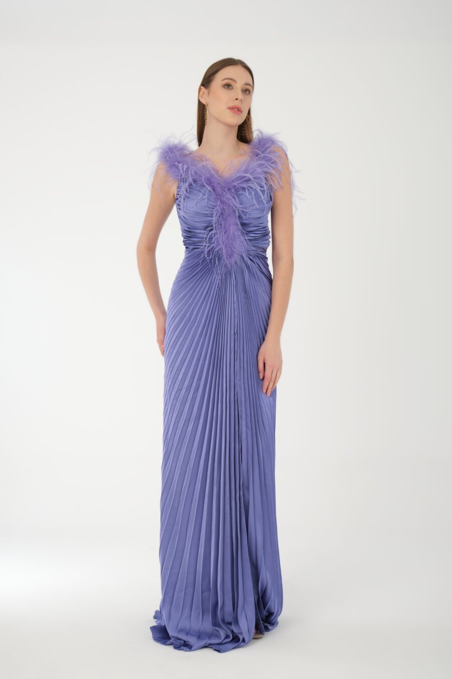 Straight Across Off shoulder High Knee Evening Dress - Image 19