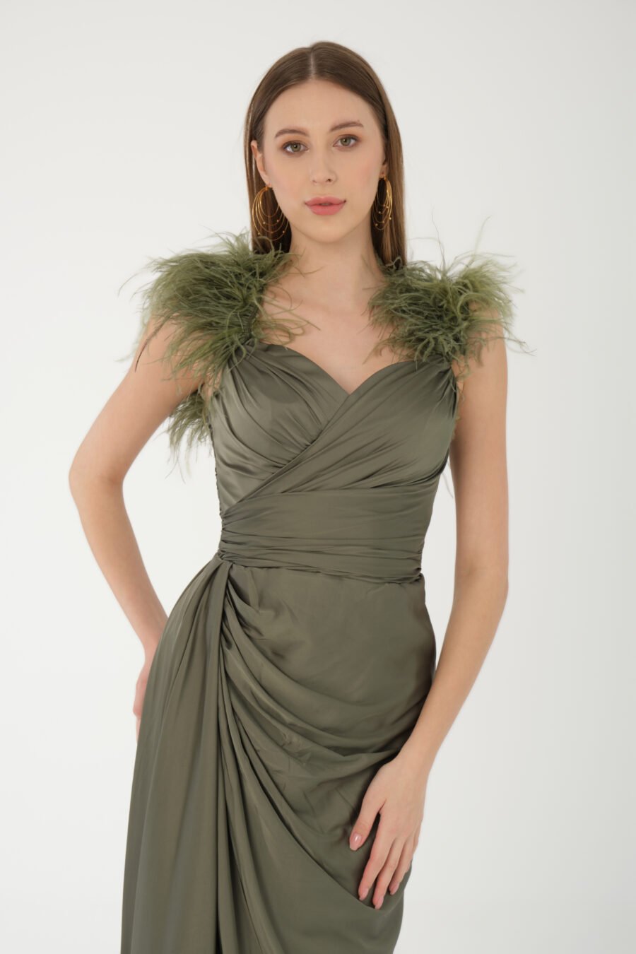 semi sweetheart High Knee Evening Dress - Image 5