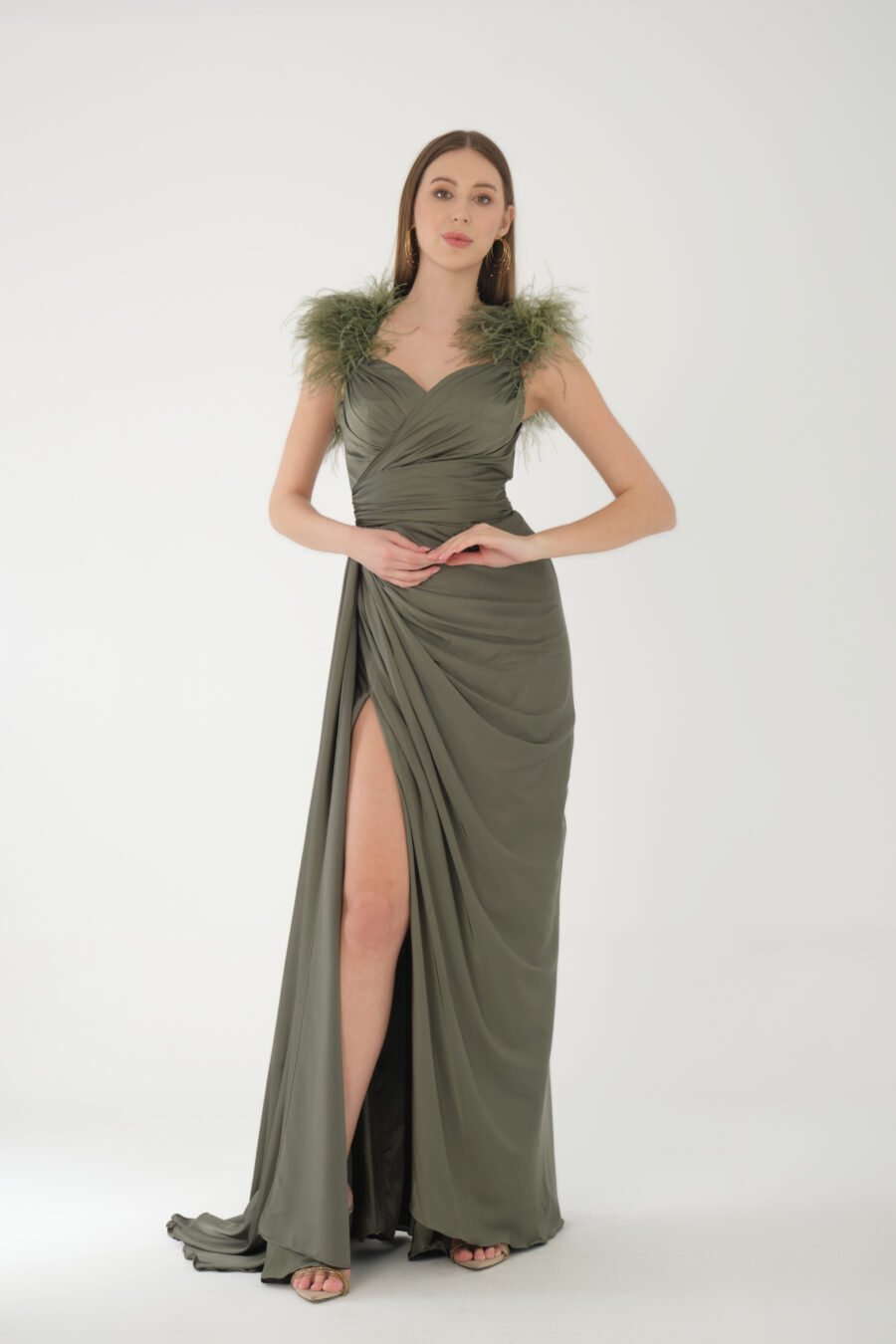 semi sweetheart High Knee Evening Dress - Image 6