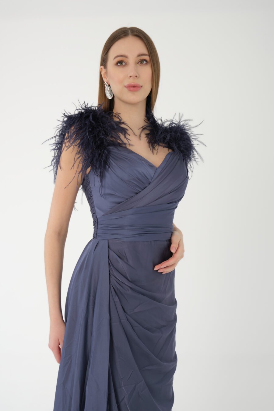 semi sweetheart High Knee Evening Dress - Image 9